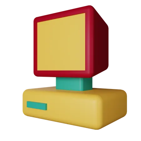 Computadora  3D Icon