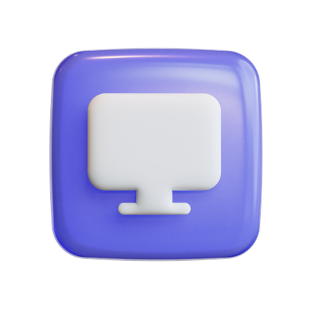 Computadora  3D Icon