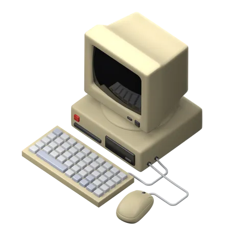 Computadora  3D Icon