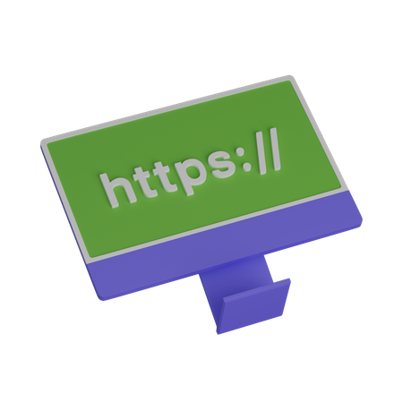 Computadora https  3D Icon