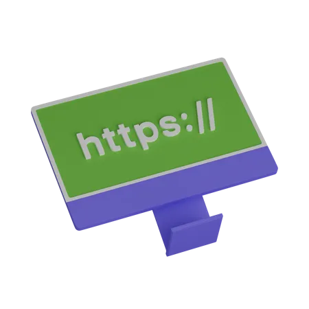 Computadora https  3D Icon