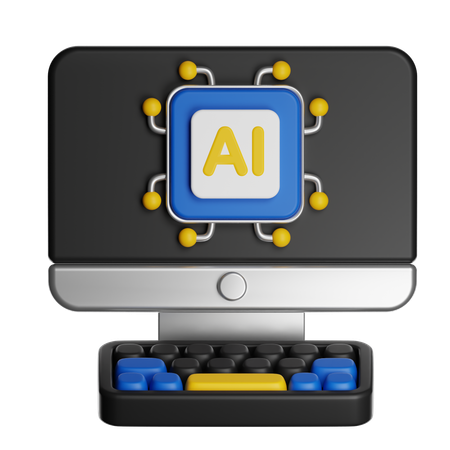 Tu tienes una computadora  3D Icon