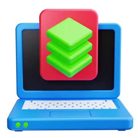 Computadora portátil  3D Icon