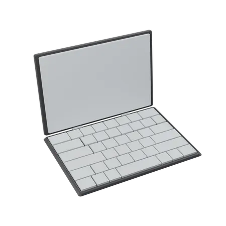 Computadora portátil  3D Icon