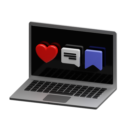 Computadora portátil  3D Icon
