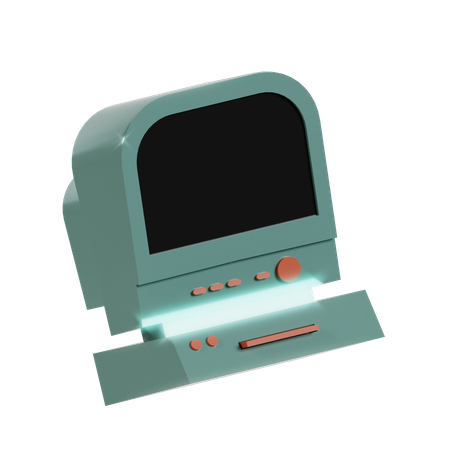 Computadora vieja  3D Icon