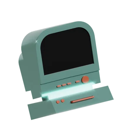 Computadora vieja  3D Icon