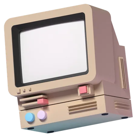 Computadora antigua  3D Icon