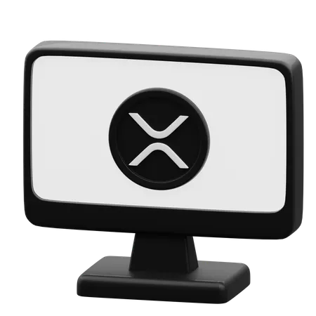 Computadora xrp  3D Icon