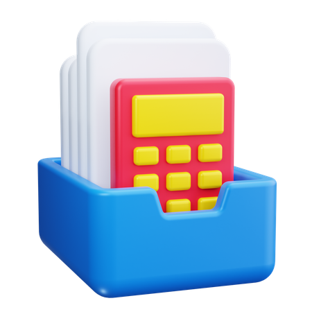 計算  3D Icon