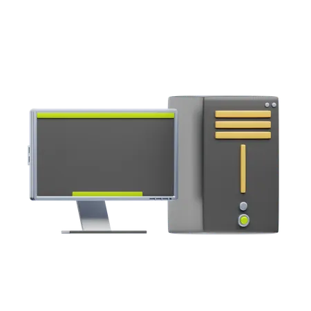 Computer  3D Icon