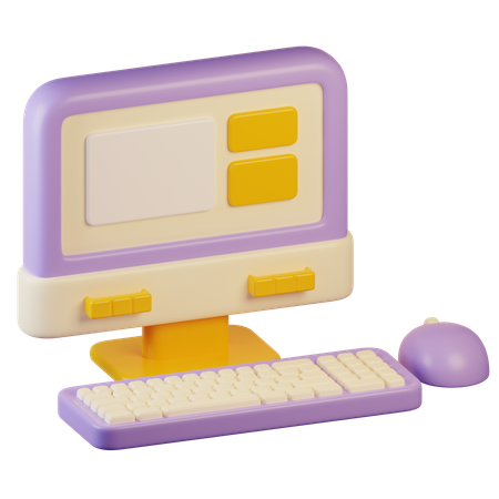 コンピューター  3D Icon