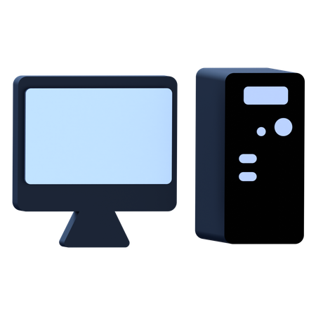 Computer  3D Icon