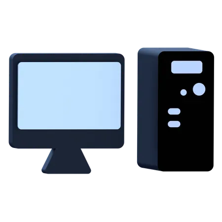 Computer  3D Icon