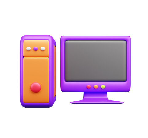 Computer  3D Icon