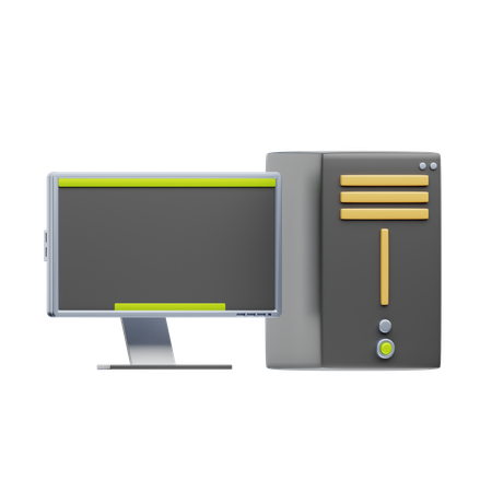 Computer  3D Icon