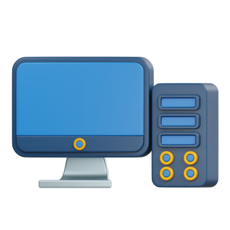 Computer  3D Icon