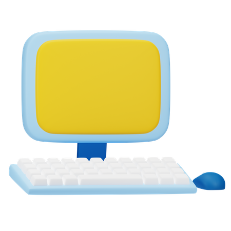 Computer  3D Icon