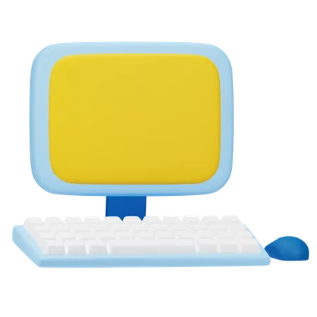 Computer  3D Icon