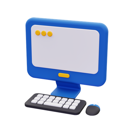 Computer  3D Icon