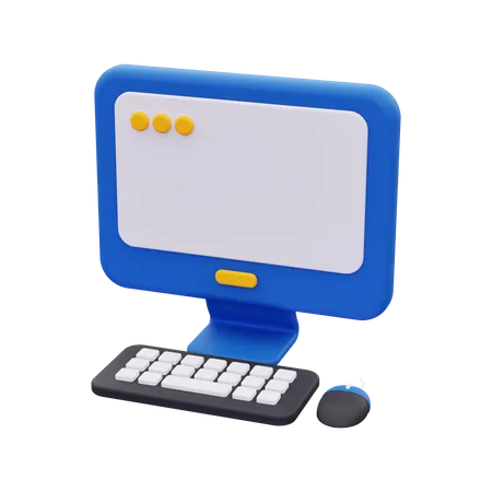 Computer  3D Icon