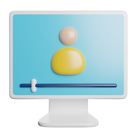 Computer  3D Icon