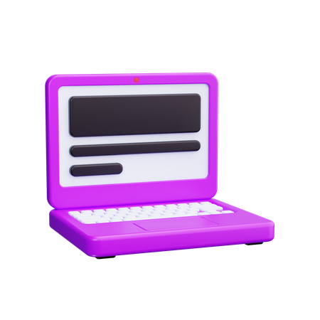 Computer  3D Icon