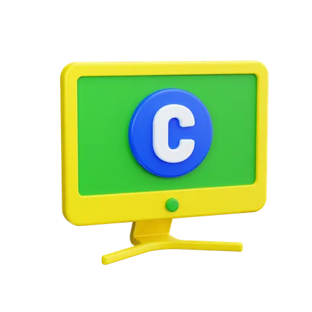 Computer  3D Icon