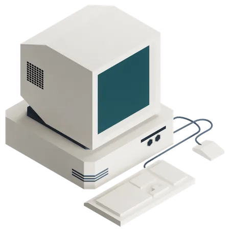 Computer  3D Icon