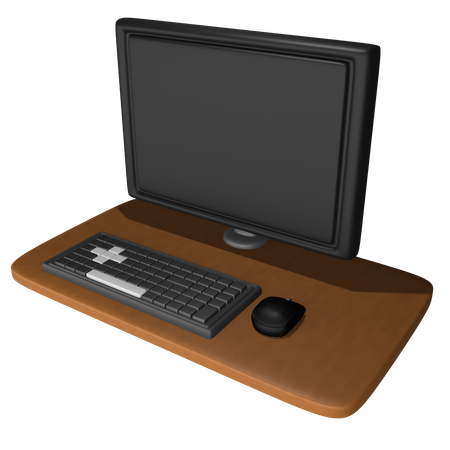 Computer  3D Icon