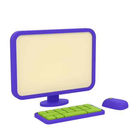 Computer  3D Icon