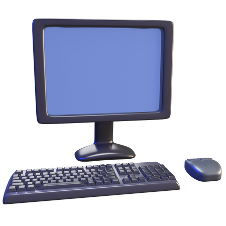 Computer  3D Icon