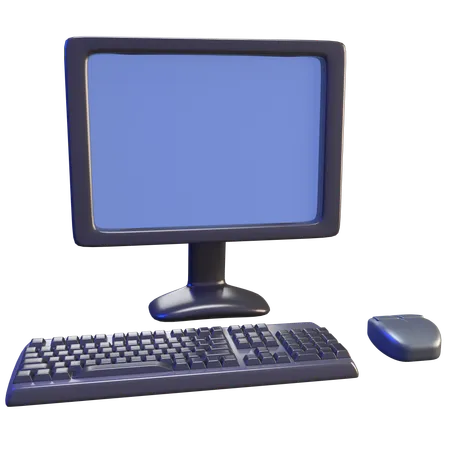 Computer  3D Icon