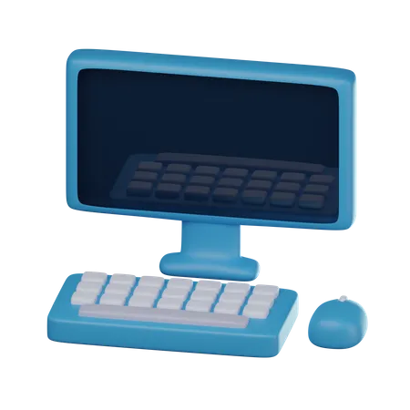 Computer  3D Icon