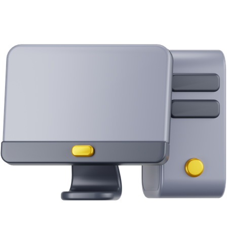 Computer  3D Icon