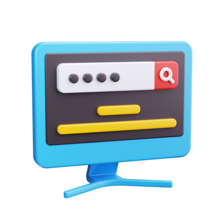 Computer  3D Icon