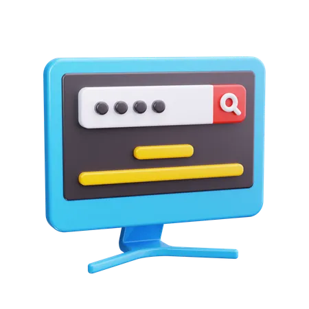 Computer  3D Icon