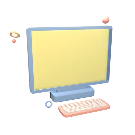 Computer  3D Icon