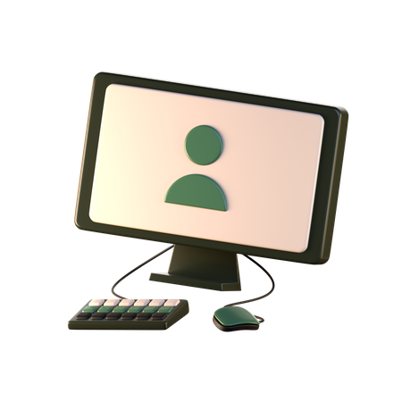 Computer  3D Icon