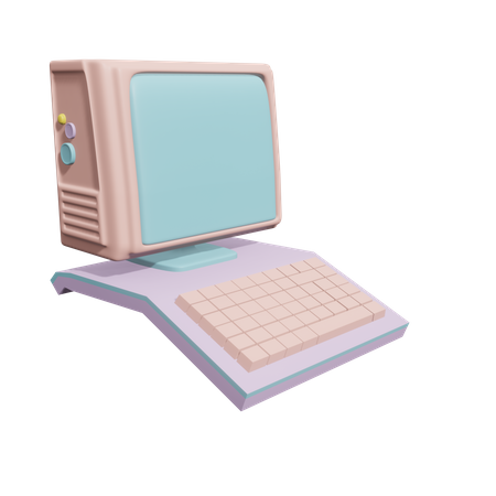 Computer  3D Icon