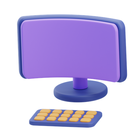 Computer  3D Icon