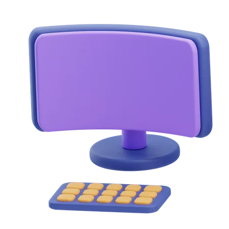 Computer  3D Icon