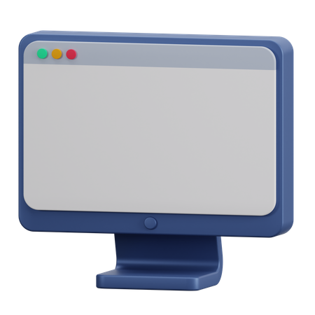 Computer  3D Icon