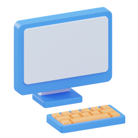 Computer  3D Icon
