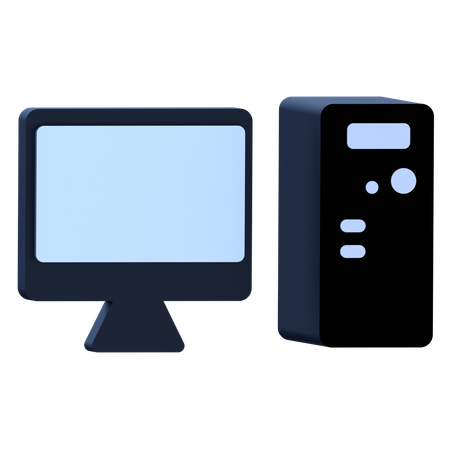 Computer  3D Icon
