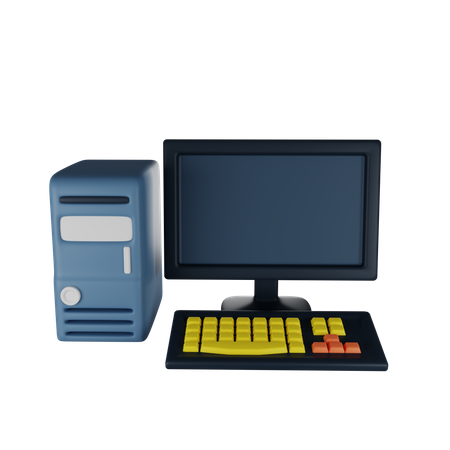 Computer  3D Icon