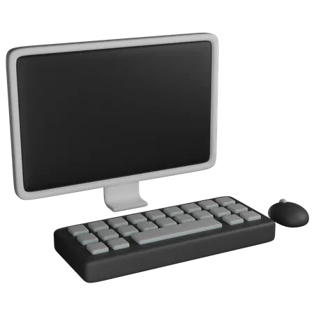 Computer  3D Illustration