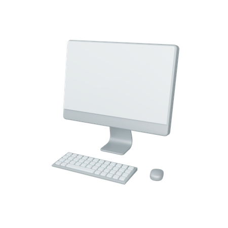 Computer  3D Illustration