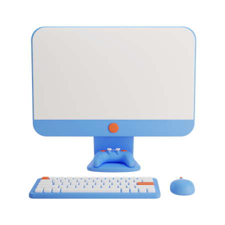 Computer  3D Illustration