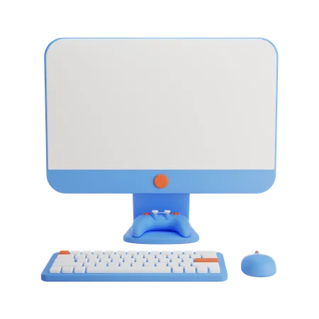 Computer  3D Illustration